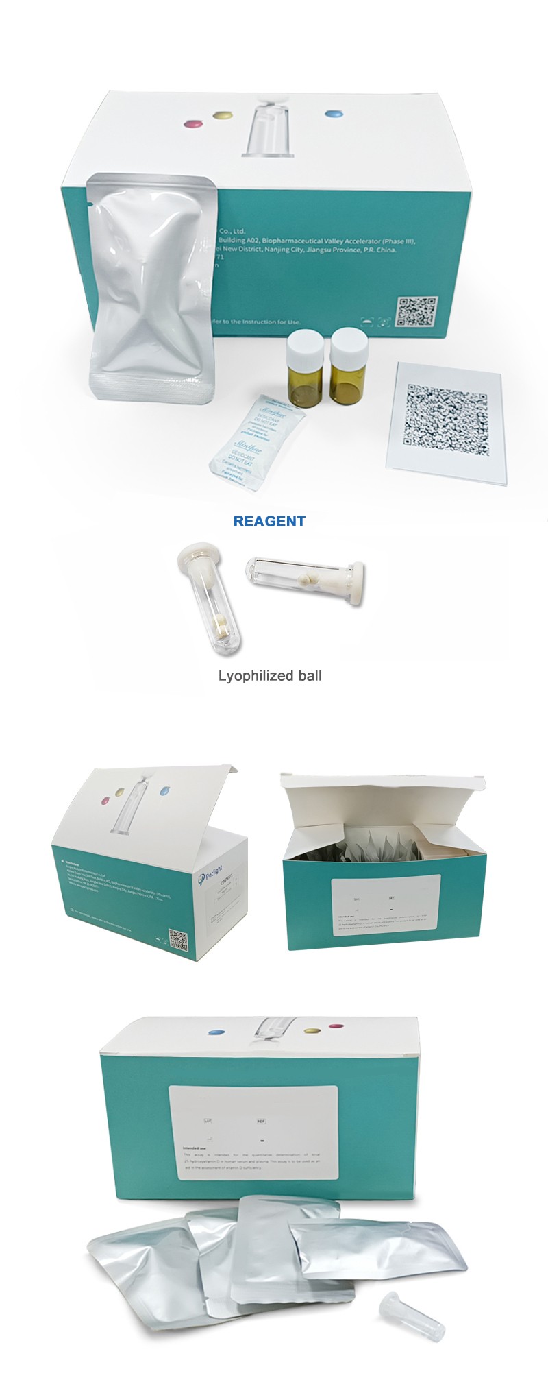 Hemoglobin A1c (HbA1c) test kit display