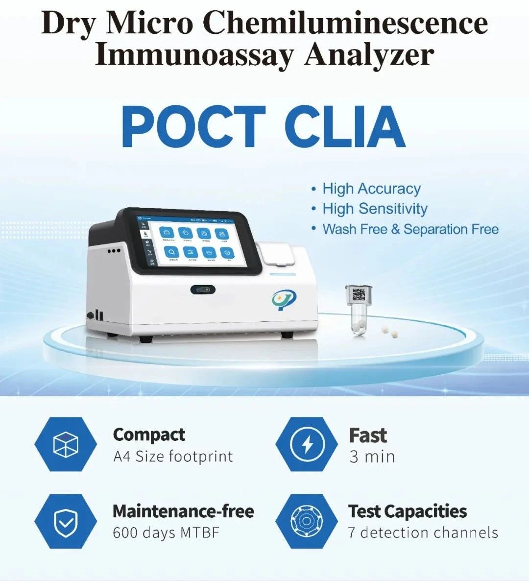 Kelompok diferensiasi（CD）Deteksi Penanda: Chemiluminescence Immunoassay Analyzer dan Reagen